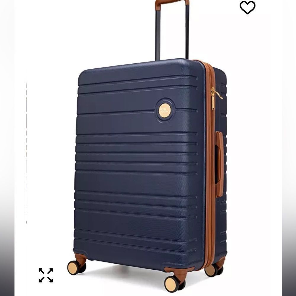 Miami CarryOn Brickell 1 Piece Expandable Retro Spinner Luggage suitcase - Picture 5 of 16